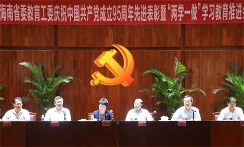 我院获得“海南省优秀基础党组织”荣誉称号